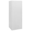 vidaXL Saddle Cabinet Light grey Steel 20.9 in x 20.9 in x 55.1 in