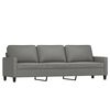 vidaXL 4 Piece Sofa Set with Cushions Dark Gray Fabric