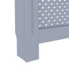 vidaXL Radiator Cover Anthracite 67.7"x7.5"x32.1" MDF