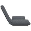 vidaXL Floor Chair Dark grey Fabric (100% polyester), metal Compact