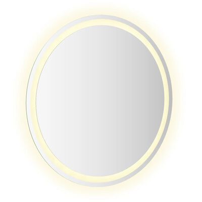 vidaXL LED Bathroom Mirror 27.6" Round