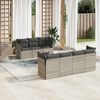 vidaXL Garden Sofa Set Light grey, dark grey