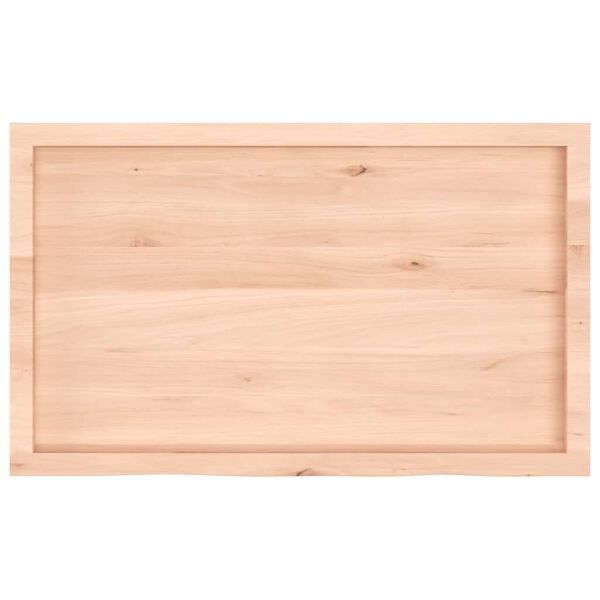 vidaXL Bathroom Countertop 39.4 x 23.6 x (0.8-1.6) " Untreated Solid Wood