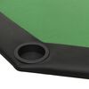 vidaXL Poker Table Green Engineered wood, felt, artificial leather, steel