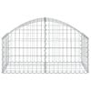 vidaXL Gabion Basket Silver Galvanized iron 39.4 x 19.7 x 23.6 in