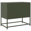 vidaXL TV Cabinet Olive Green Steel Medium TV Cabinet Rectangular