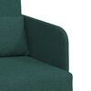 vidaXL Sofa Bed Dark Green 25.59 x 31.50 x 32.68 in Fabric