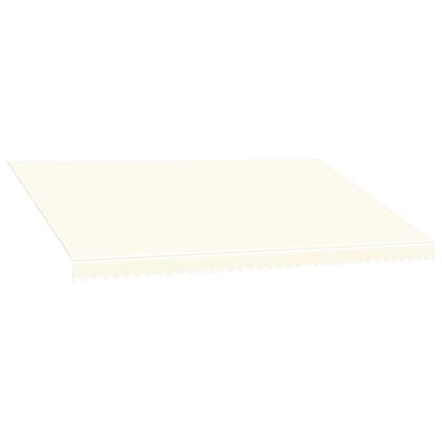 vidaXL Awning Top Sunshade Canvas Cream 196.9"x118.1"