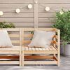 vidaXL Garden Sofa Pine Wood Color Solid Pine Wood 27.6x27.6 Modular