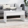 vidaXL Coffee Table White Engineered wood Medium-sized