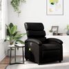vidaXL Massage Recliner Chair Black