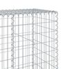 vidaXL Gabion Basket Silver Galvanized Iron 354.3 x 19.7 x 78.7 in
