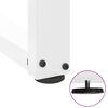 vidaXL Bar Table Leg White Powder-coated steel Mid-sized