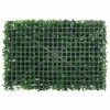 vidaXL Artificial Plant Fence Set of 6 Green PE (Polyethylene)