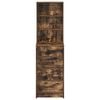 vidaXL Highboard Smoked oak 40 x 41 x 135 cm Engineered wood