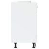 vidaXL Kitchen Base Cabinet High Gloss White Engineered Wood