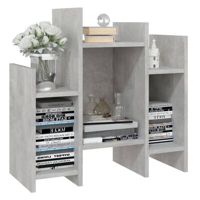vidaXL Side Cabinet Concrete Gray 23.6"x10.2"x23.6" Engineered Wood