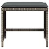 vidaXL Garden Stool Set of 4 Grey