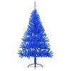vidaXL Christmas Tree Blue PVC, Steel 5 ft Christmas Tree Other