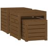 vidaXL Garden Box Set Honey brown Solid pine wood Small and large sizes