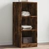 vidaXL Wardrobe Smoked Oak Engineered Wood Compact Wardrobe