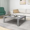 vidaXL Coffee Table Grey Sonoma Engineered Wood Large Decorative Inlays