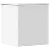 vidaXL Storage Box White 15.7"x16.5"x18.1" Engineered Wood