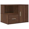 vidaXL Corner Cabinet Brown Oak Engineered Wood Medium Corner Cabinet