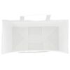 vidaXL Paper Bags 50 pcs with Handles White 32x17x25 cm