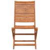 vidaXL Folding Garden Chair Set of 2 Wood grain Solid Acacia wood