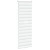 vidaXL Zebra Blind White 100% polyester, aluminum top rail 29.5x90.6 in
