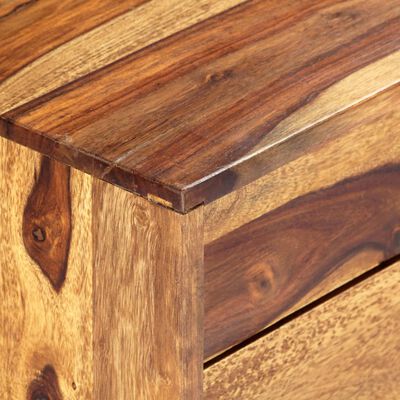 vidaXL Sideboard 46.5"x11.8"x23.6" Solid Sheesham Wood