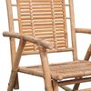 vidaXL Rocking Chair Natural Bamboo Bamboo 26 x 33.9 x 41.3 in
