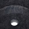 vidaXL Sink Black &Oslash;15.7"x5.9" Marble
