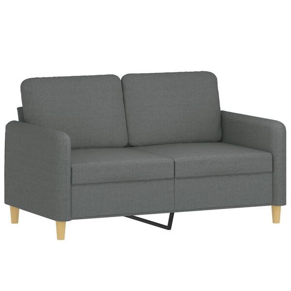 vidaXL Sofa Set Dark Grey Polyester, Metal, Textilene, Plywood Seats Many