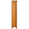vidaXL Bookcase Natural Oak Solid Oak Wood Standard Bookcase