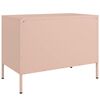 vidaXL TV Cabinet Pink Steel 26.8 x 15.4 x 19.9 in TV Cabinet