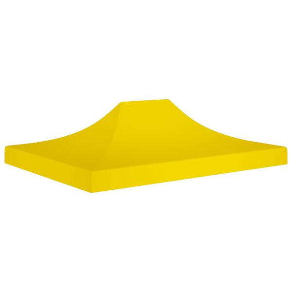 vidaXL Party Tent Roof 13.1x9.8' Yellow 2.95 oz/ft²