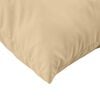 vidaXL Pallet Cushion Melange beige Fabric (100% polyester)