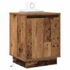 vidaXL Bedside Cabinet Old Wood 15.35 x 13.58 x 19.69 in