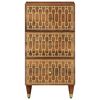 vidaXL Side Cabinet Honey brown Solid mango wood with engineered wood