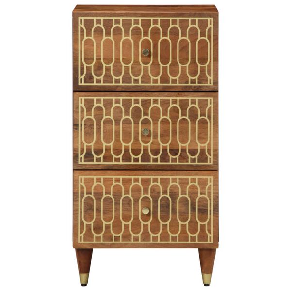 vidaXL Side Cabinet Honey brown Solid mango wood with engineered wood
