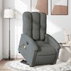 vidaXL Stand Up Massage Recliner Chair Dark grey
