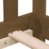 vidaXL Day Bed Honey brown Solid pine wood Standard Convertible