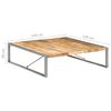vidaXL Coffee Table Rough Mango Wood Rough Mango Wood, Powder-Coated Steel