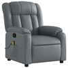 vidaXL Massage Recliner Chair Grey