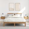 vidaXL Wall-mounted Bedside Cabinet Set of 2 Artisan oak Engineered wood