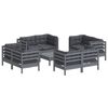 vidaXL Garden Lounge Set Grey, Anthracite