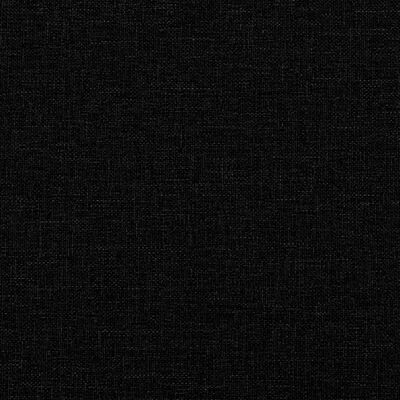 Solid black fabric texture