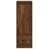 vidaXL Highboard Brown oak Engineered wood 14x14.2x40.7 in Highboard